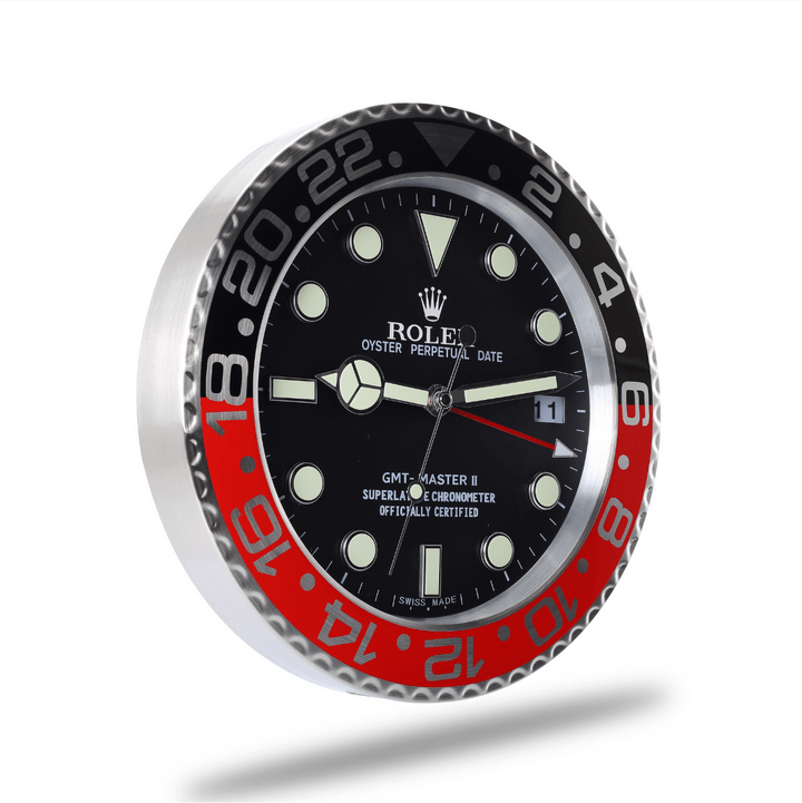 GMT Master Wall Clock - Black and Red