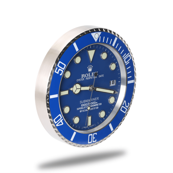 Submariner Wall Clock - Bright Blue