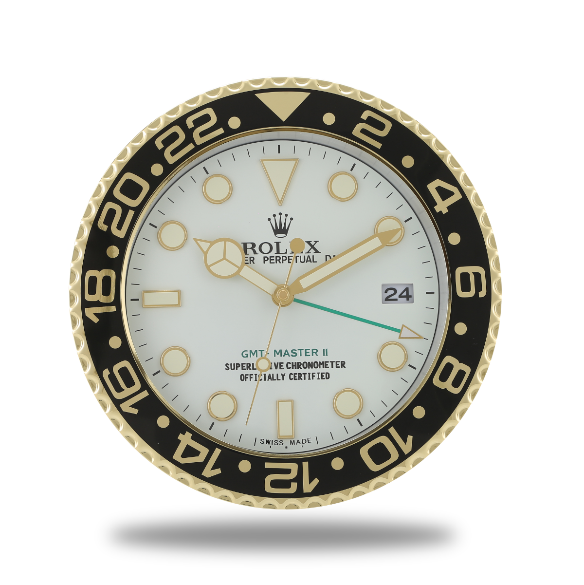 Rolex Wanduhr GMT Master Golden Hour meet White