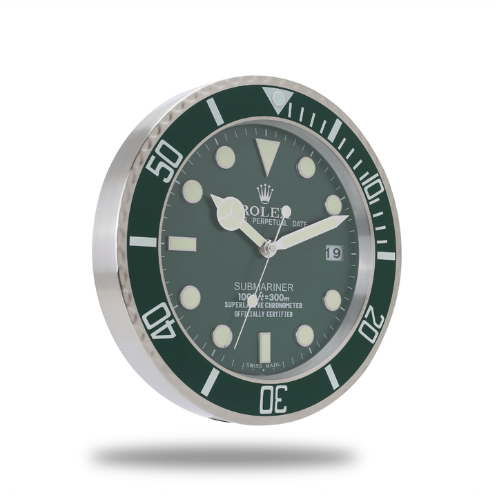 Submariner Wall Clock - Green
