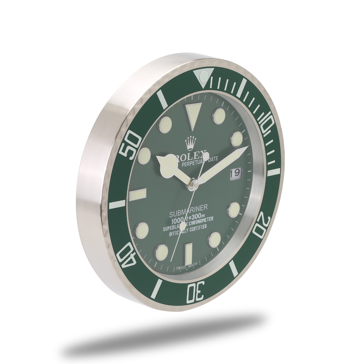 Submariner Rolex Wanduhr Grassy Green