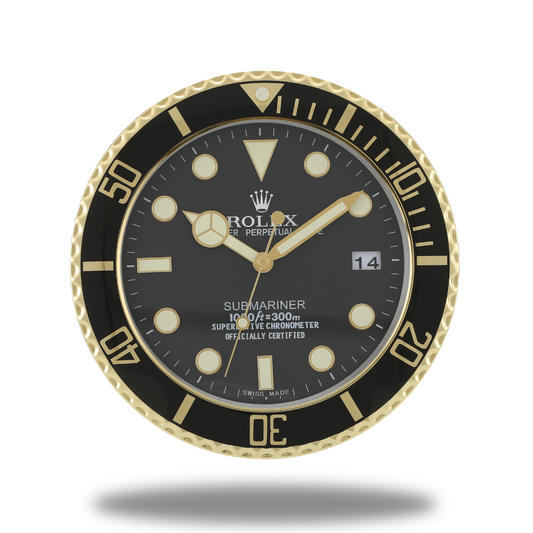 GMT Master Wall Clock - Golden Hour meets white