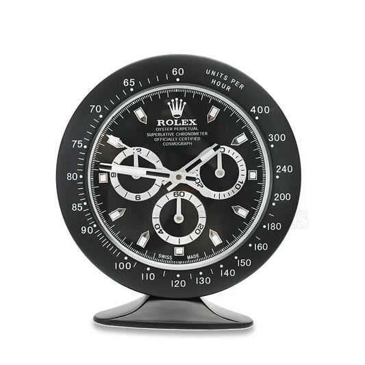 Daytona Table Clock - Black
