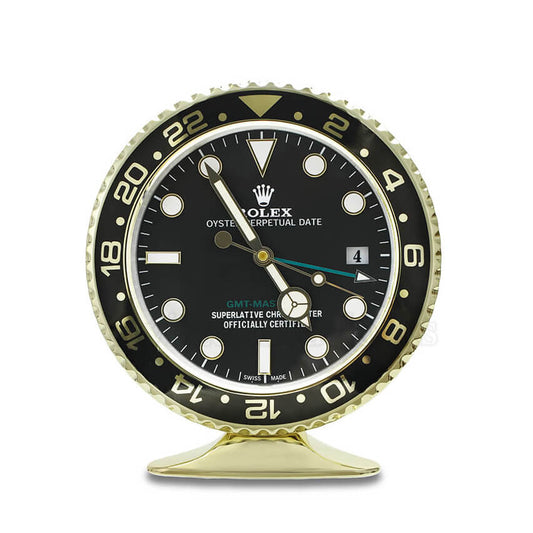GMT MASTER Table Clock - Gold Black