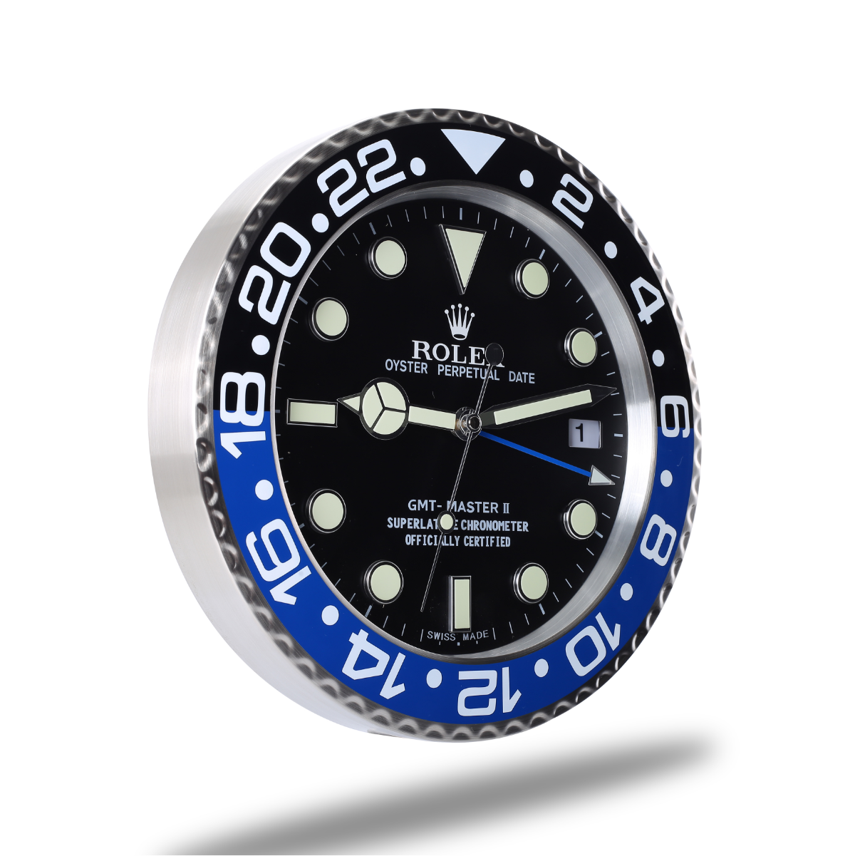 Rolex Wanduhr GMT Master Black and Blue