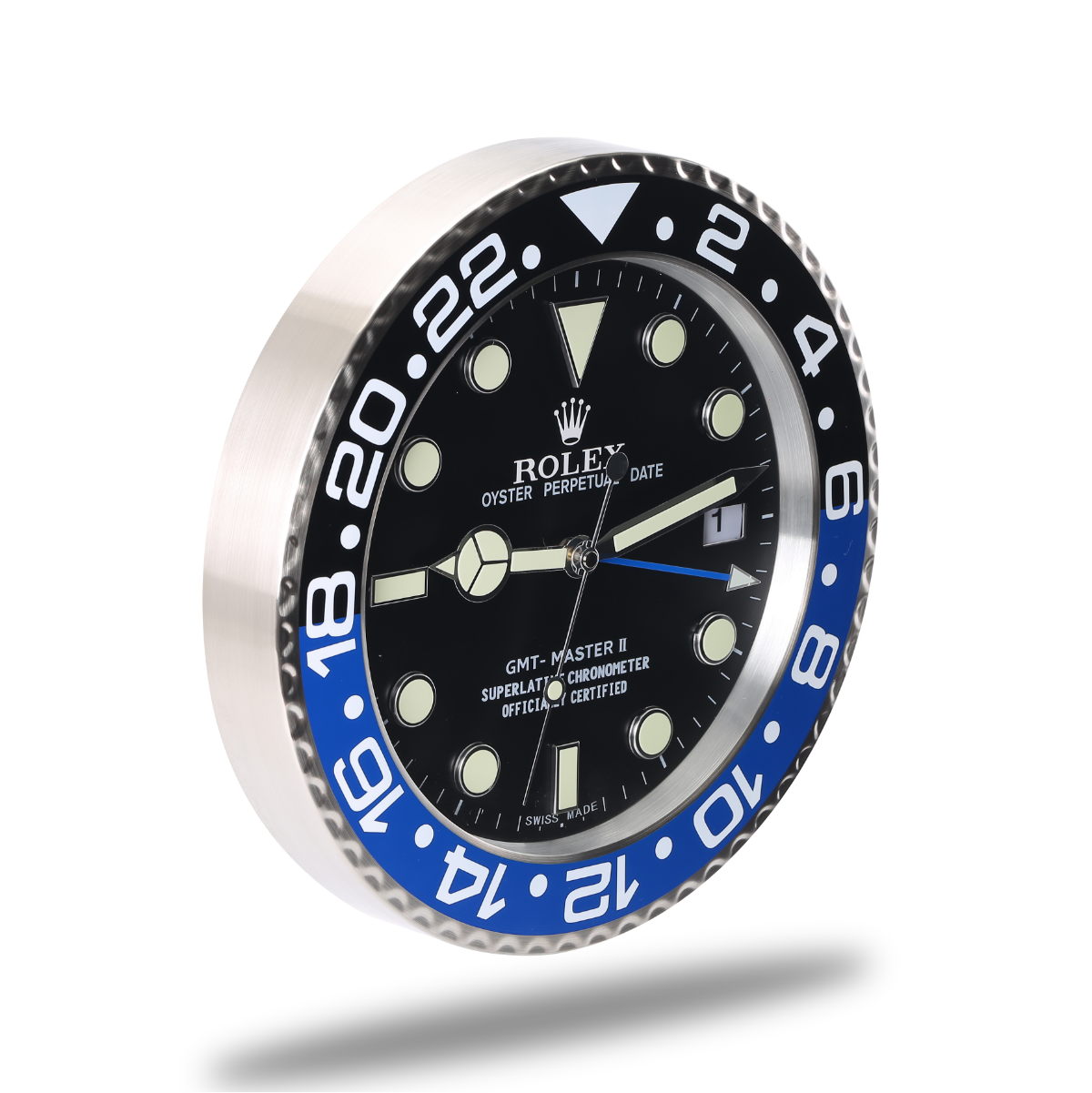 Rolex Wanduhr GMT Master Black and Blue