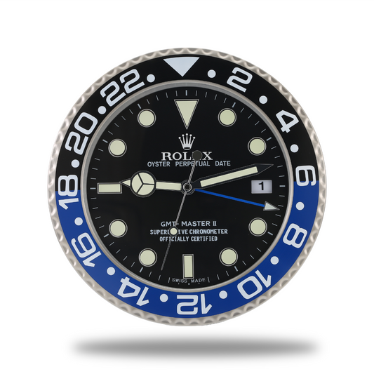 Rolex Wanduhr GMT Master Black and Blue