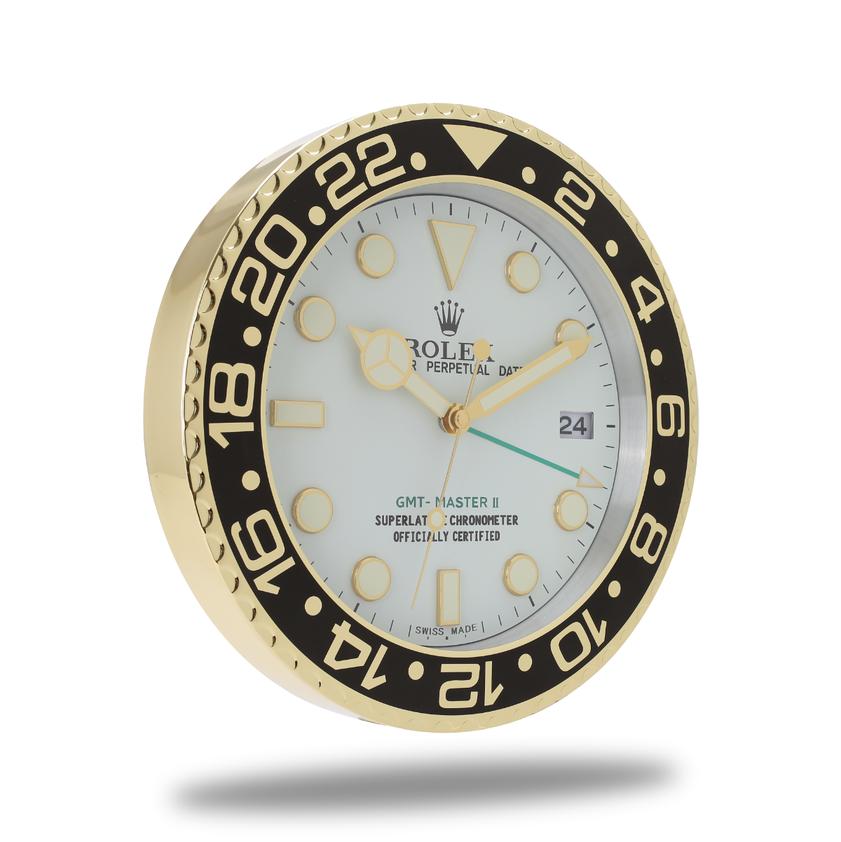 Rolex Wanduhr GMT Master Golden Hour meet White