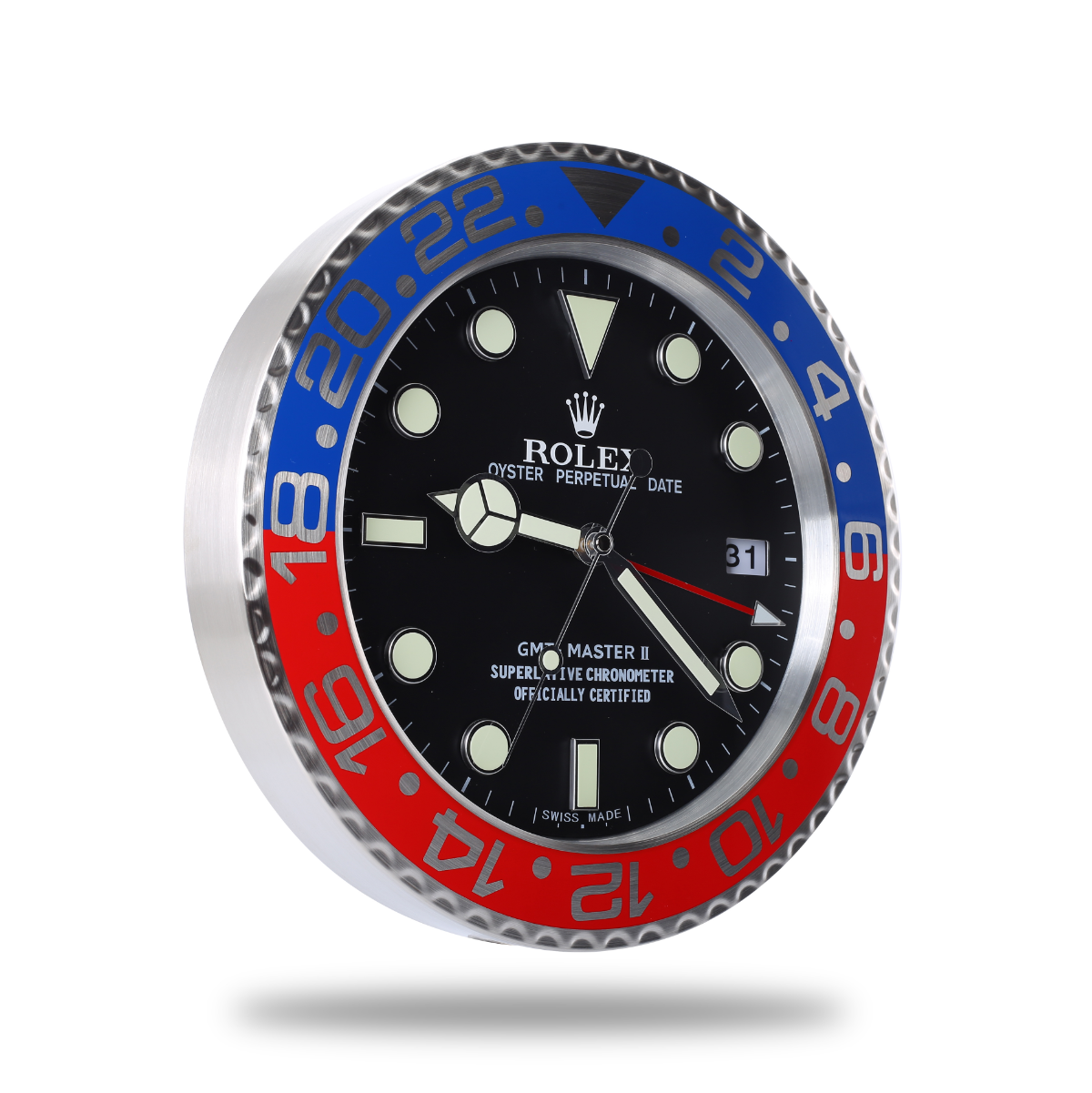 Rolex Wanduhr GMT Master Pepsi Pop Edition