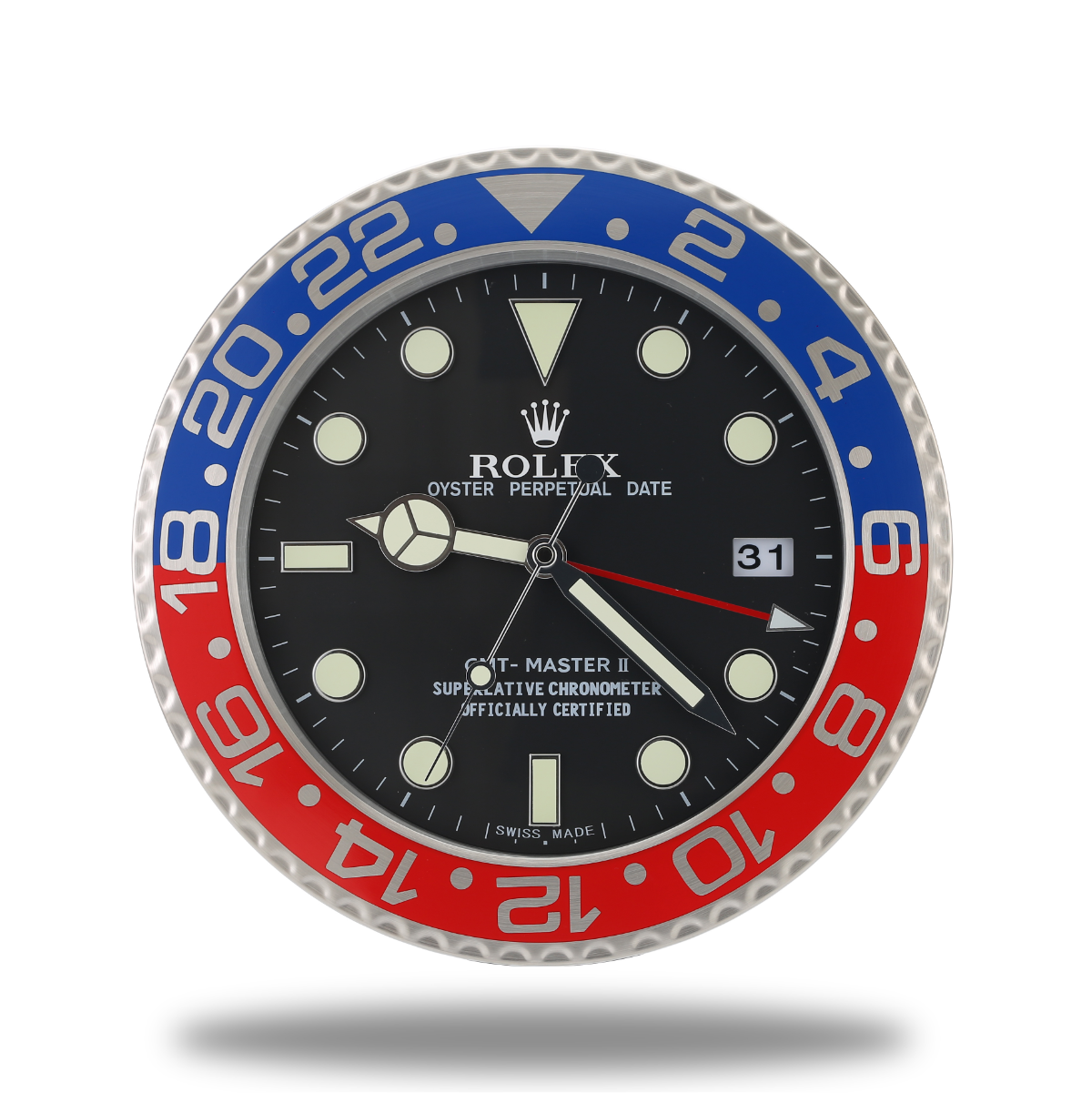 Rolex Wanduhr GMT Master Pepsi Pop Edition