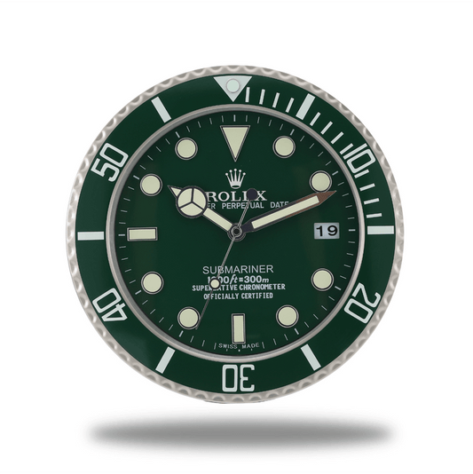 Submariner Wall Clock - Green