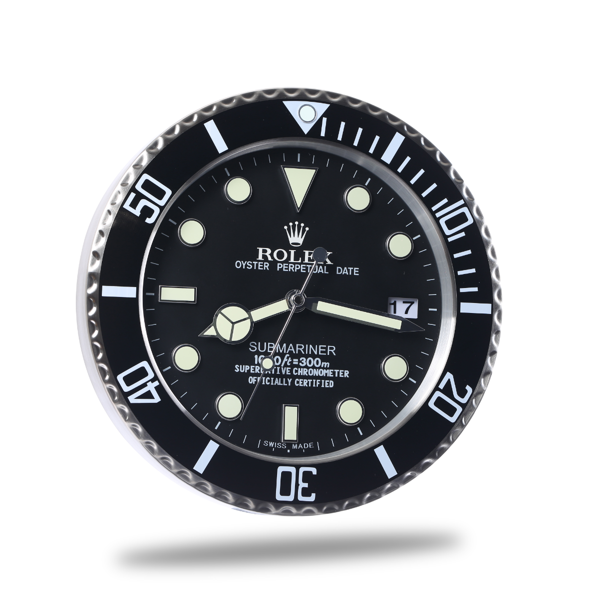 Submariner Rolex Wanduhr Blod Black