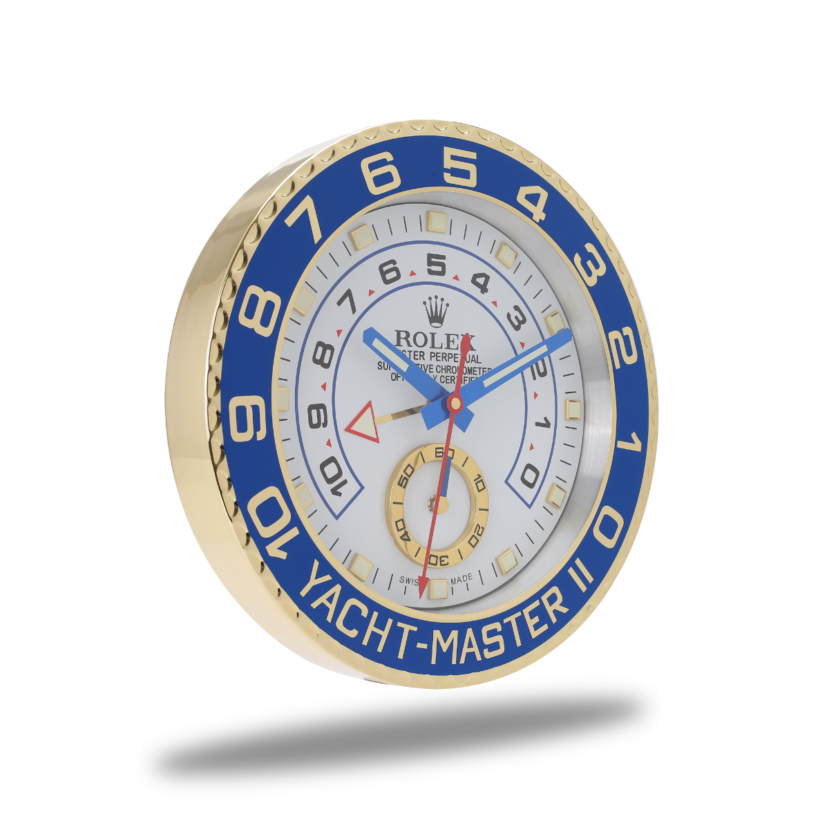 YachtMaster Rolex Wanduhr White Gold