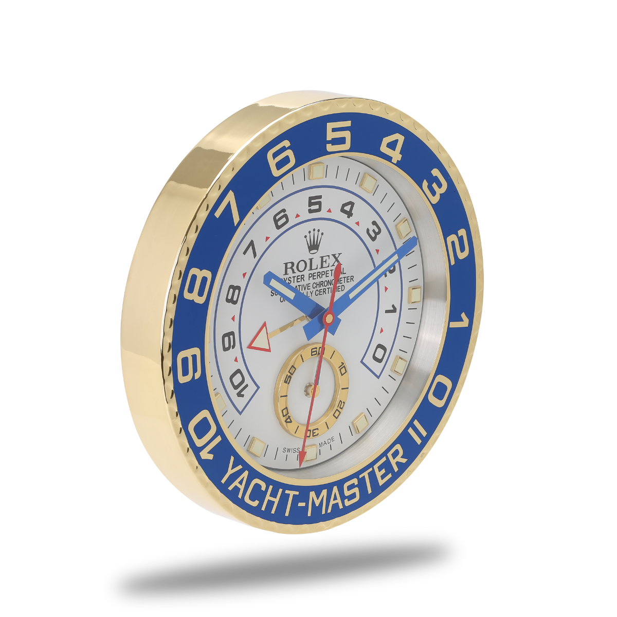 YachtMaster Rolex Wanduhr White Gold