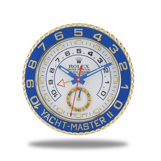 YachtMaster Rolex Wanduhr White Gold