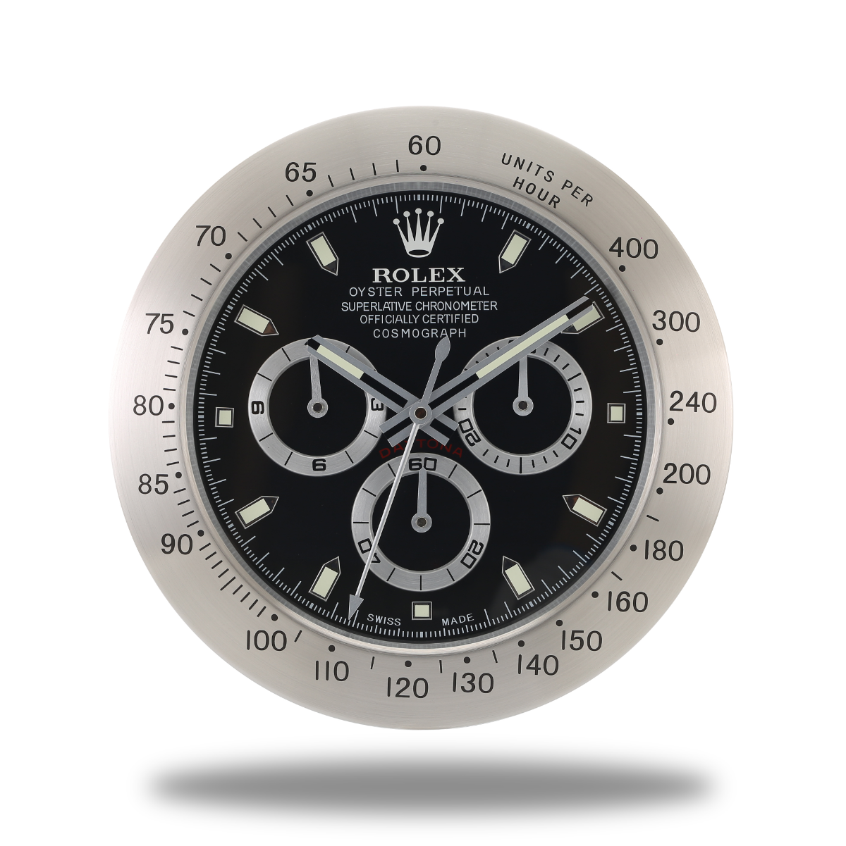 Daytona - Sleek Silver – Switzerland clock
