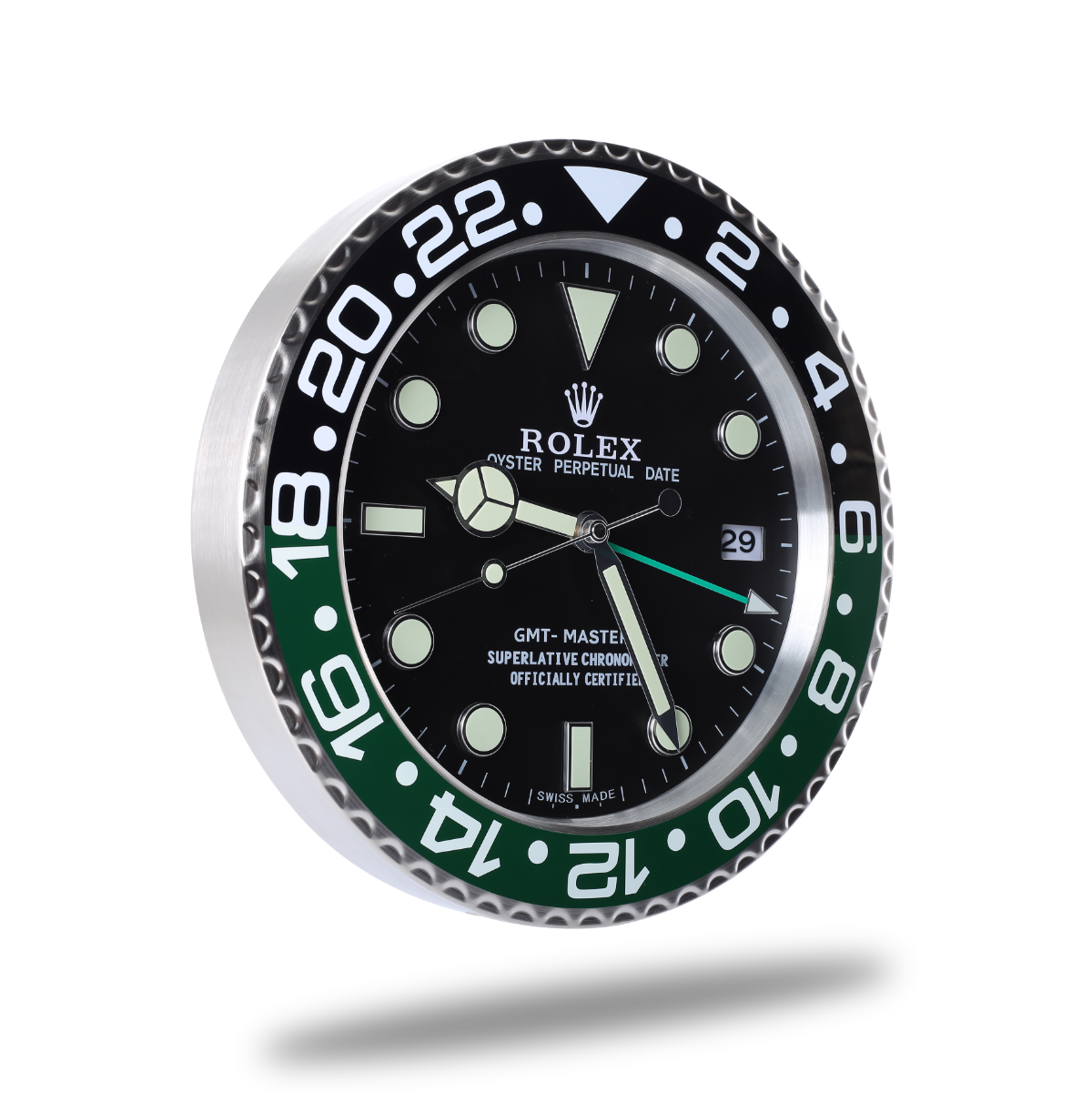 GMT Master Wall Clock - Black and Green